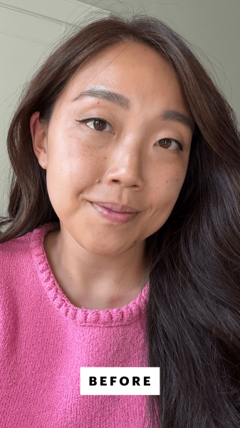 Lee before applying the TirTir Mask Fit Red Cushion Foundation