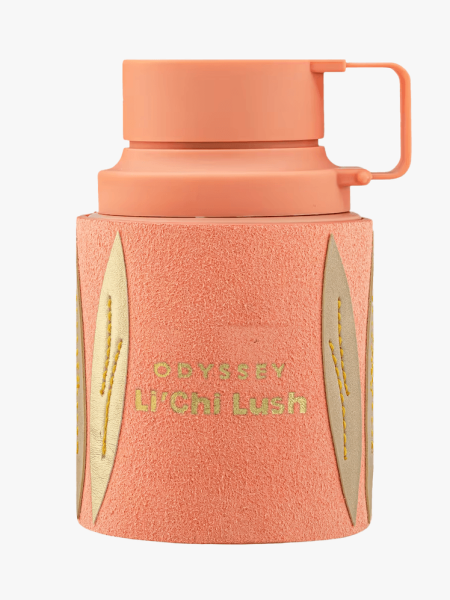 Armaf Odyssey Li’Chi Lush Eau de Parfum in branded component on a light gray background